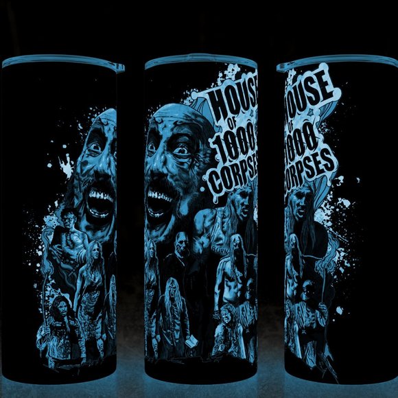 Glow in the Dark House of 1000 Corpses Halloween Tumbler 20oz - Picture 1 of 2